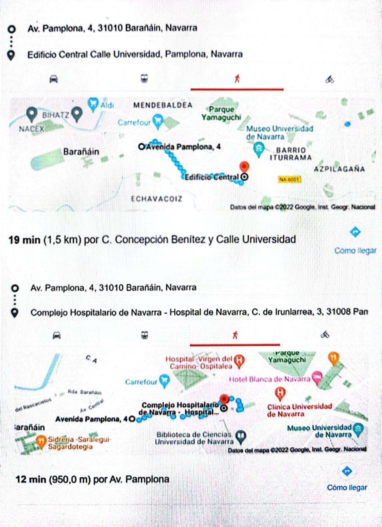 Los Sauces Pamplona Hospitales Universidad Baranain Eksteriør billede